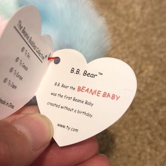 Ty Rare Birthday Beanie Buddy - Picture 10 of 10
